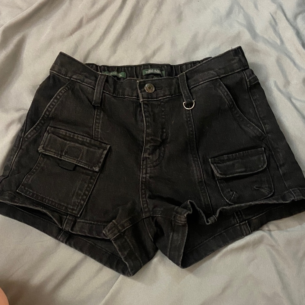 Wild Fable Black Cargo Shorts